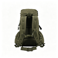 Sac à dos tactique imperméable en polyester 600D 40L antivol avec bandoulière pour l'escalade en plein air, le camping et les voyages