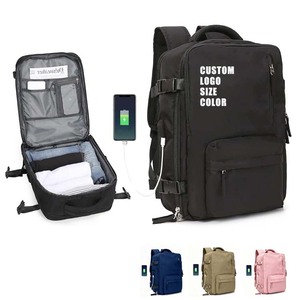 Sac à dos de randonnée unisexe personnalisé à compartiments multiples, sac à dos pour <span class=keywords><strong>homme</strong></span> avec séparation humide et sèche, imperméable, avec compartiment pour <span class=keywords><strong>ordinateur</strong></span> portable et port USB - Product Image 1