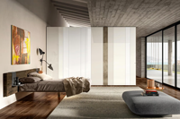Lit suspendu moderne simple en bois massif Petit appartement Tatami Cadre de lit double suspendu minimaliste avec tête de lit en chêne ancien