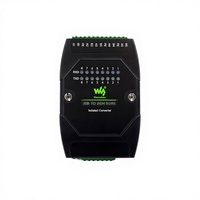 Waveshare USB 8CH RS485 Placa de Desarrollo de Convertidor Aislado de Grado Industrial con Circuitos de Protección Múltiple para Raspberry Pi