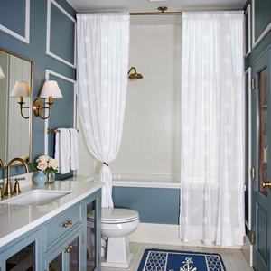 Rideaux transparents Jinchan pour salon, chambre à coucher, rideaux blancs de style côtier pour cabane de plage, chambre d'été, 84 pouces de long - Product Image 3