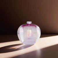 Flacon de parfum en verre de forme spéciale, dégradé de couleurs unique, 30 ml 50 ml, impression de logo personnalisée, emballage en gros sur stock
