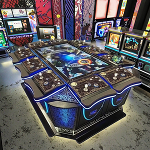 Kit de console de jeu de flipper à 10 jeux, borne d'arcade vidéo à monnayeur, plateforme de jeu de pêche personnalisable, multijoueur, support anglais 1 an, pour la maison - Product Image 3