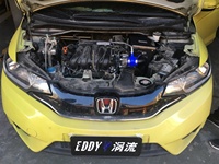 Boîte d'admission d'air en fibre de carbone EDDY OEM conçue avec un scan 3D pour HONDA Fit Jazz GK3 GK5 GH GP 1.3L 1.5L Bouclier thermique en carbone
