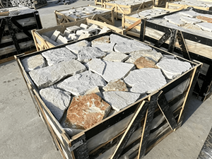 Piedra natural aleatoria de campo, granito gris-amarillo oxidado, piedra cultural para revestimiento de paredes exteriores, muros de contención, jardineras y paisajismo. - Product Image 4