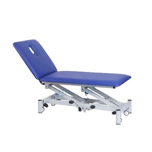 Hidráulica belleza cama ajustable Manual <span class=keywords><strong>Semi</strong></span> Fowler examen cama médica de hoja en rollo con la almohada - Product Image 1