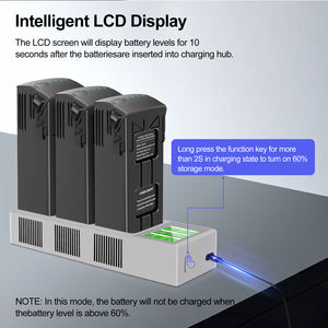 DJI Mavic <span class=keywords><strong>3</strong></span> için Mavic <span class=keywords><strong>3</strong></span> serisi Drone pili şarj cihazı - Product Image 6