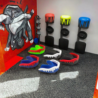 Protège-dents sportif moulable en polyester/lycra KH KHY06007, ajustement universel, facile à utiliser, ensemble combiné, équipement de protection pour la boxe