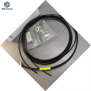 Capteur à fibre optique haute puissance à faisceau traversant FU-67TG avec câble fixe de 5 m pour la détection en automatisation industrielle - Product Image 1
