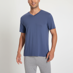 T-shirts pour hommes <span class=keywords><strong>Fruit</strong></span> <span class=keywords><strong>of</strong></span> <span class=keywords><strong>the</strong></span> <span class=keywords><strong>Loom</strong></span> Select, col en V, coupe classique, vintage, sans étiquette, 5 pièces, noir - Product Image 2