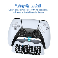 Clavier sans fil JYS-P5121 BT 3.0, contrôleur de chat pour manette PS5, mini clavier pour joystick PS5