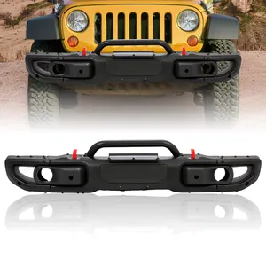 10th kỷ niệm phía trước thép phía sau Bumper Guard Bull Bar cho Jeep Wrangler JL phụ kiện 2018 JK