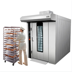 Fabricante de piezas OEM de bandeja 64 24, <span class=keywords><strong>precio</strong></span> bajo, Fungsi Dari, estante de Gas, horno rotatorio para hornear <span class=keywords><strong>pan</strong></span> <span class=keywords><strong>blanco</strong></span>, equipo de panadería - Product Image 4