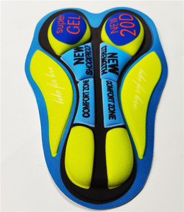 Cuscinetto in Gel Traspirante per <span class=keywords><strong>Pantaloncini</strong></span> <span class=keywords><strong>da</strong></span> Ciclismo <span class=keywords><strong>con</strong></span> Stampa, <span class=keywords><strong>Imbottitura</strong></span> 20D per Ciclismo - Product Image 2