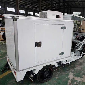 <span class=keywords><strong>Tricycle</strong></span> de réfrigérateur de cabine congelée de type corps fermé de moto à trois roues de 800W de vente chaude pour la livraison de crème glacée à un prix - Product Image 4