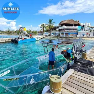 <span class=keywords><strong>Sunlife</strong></span> เรือใสขนาดใหญ่เรือใสก้นเรือใสใสสำหรับผู้โดยสาร15คนพร้อมเครื่องยนต์75HP - Product Image 5
