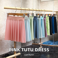 Jupe de danse de ballet rose populaire chaude pour les filles vêtements de danse de scène en nylon pour ballerines pour enfants