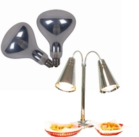 Ampoule de lampe chauffante à revêtement haute température et antidéflagrant 250W R125 Meilleures lampes chauffantes pour buffet chauffantes commerciales