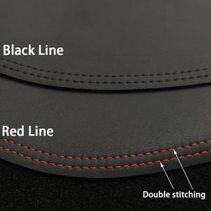 Conpert voor KX5 2019-2021 lederen dashboardhoes linksgestuurd antislip zonnescherm met bruine lijn - Product Image 6