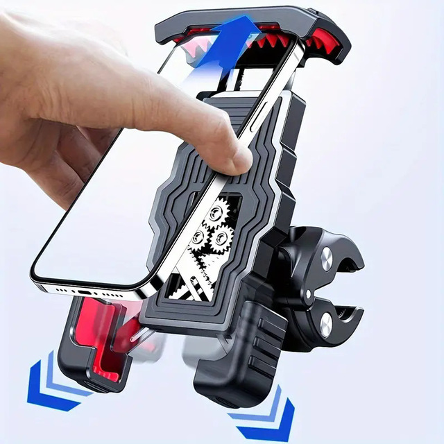 Waterproof Bike/Motorcycle Phone Holder & Vibration Dampener ABS Material Handlebar Mount Bike Accessories