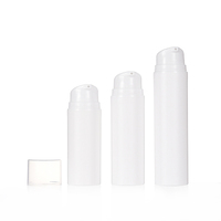 Bouteille de pompe en plastique blanc bouteille de pompe sans air cosmétique PP bouteille sans air pour Offre Spéciale