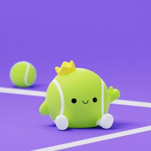 Cute Modern <b>USB</b> Rechargeable <b>LED</b> Tennis Silicone Night <b>Light</b> Pat Control Lamp for Kids Baby Bedroom home decoration - Product Image 3