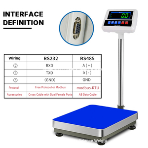 300*400 60kg 산업용 벤치 스케일 전자 저울 플랫폼 스케일 LED 디스플레이 OEM/ODM 맞춤 제작 - Product Image 1