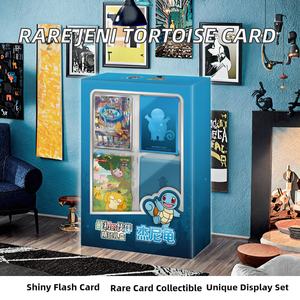 Produit Pokémon en promotion - Le set d'affichage original du partenaire, version chinoise, carte flash en papier motif tortue Jeni, carte rare - Product Image 2