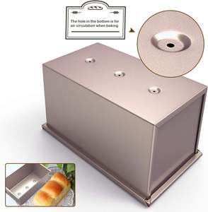 Moule à pain de boulangerie ovale antiadhésif en alliage d'aluminium résistant à la chaleur avec couvercle, idéal pour la cuisson française et les mini-pains. - Product Image 5