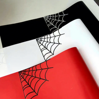 Nouveau design de toile d'araignée pour Halloween, papier d'emballage de fleurs coréennes, papier d'emballage imperméable pour bouquet avec revêtement