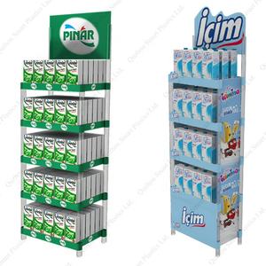 Étagère de présentation pour bouteilles de cola de 2 litres pour les magasins, quatre niveaux, sur pied, pour bouteilles d'eau - Product Image 5