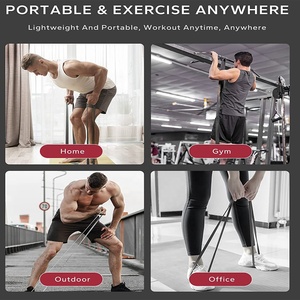 TPE Latex Sức Mạnh Bandas De Resistencia Phòng Tập Thể Dục Tập Thể Dục Ban Nhạc Màu Đỏ Đàn Hồi Kháng Tập Thể Dục Thiết Bị Đào Tạo Tập Thể Dục Điện Ban Nhạc - Product Image 5
