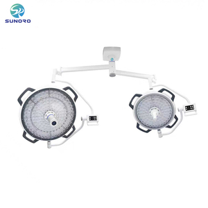 Lampe d'examen <span class=keywords><strong>LED</strong></span> de plafond pour clinique SR900+800D, prix d'usine, instrument vétérinaire, lampes de chirurgie médicale - Product Image 1