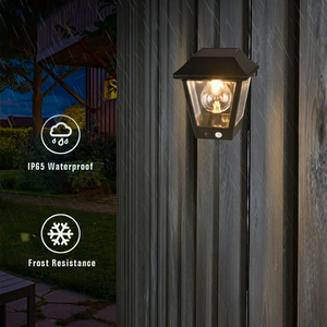 IP65 LED Solar Garden Lamp Up And Down Luminous Waterproof Solar Wall Lights Motion <strong>Sensor</strong> Wall Sconce <strong>Dusk</strong> <strong>to</strong> <strong>Dawn</strong> Night Light - Product Image 5