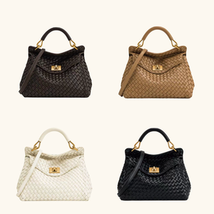 <span class=keywords><strong>Sac</strong></span> à <span class=keywords><strong>main</strong></span> JP Lock Bag Lucia Design avec fermeture éclair, en cuir véritable, bandoulière, pour <span class=keywords><strong>femme</strong></span>, petite taille, usage quotidien - Product Image 1