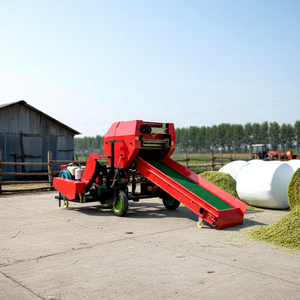 Mini-Silageballenpresse mit Dieselmotor, Mais-Silage-Ballenpresse und Wickelmaschine zum Verkauf - Product Image 1