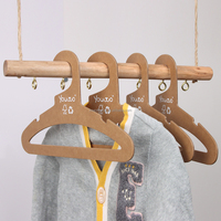 Vente en gros logo personnalisé cintres en papier pour bikini en carton cintres pour lingerie pour magasin de vêtements