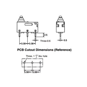 D2HW-A201D Sealed Waterproof Dust-proof <b>Push</b>-<b>button</b> <b>Switch</b> - Product Image 5