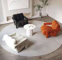 Fauteuil moderne en velours capitonné de style nordique doré de luxe pour hôtel, bureau, maison, salle à manger, salon, chambre à coucher