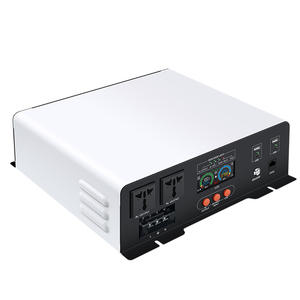 1.5KW ~ 5KW LCD 디스플레이가있는 하이브리드 태양광 인버터 24V 48V 220V 내장 MPPT <span class=keywords><strong>UPS</strong></span> 순수 사인파 인버터 AC 충전 - Product Image 2