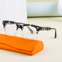 97006 lunettes florales à la mode Anti lunettes bleues femmes couleur bonbon CP plug-in optique monture de lunettes