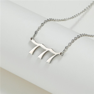 SP <span class=keywords><strong>000</strong></span>-999 Personnaliser Simple Personnalisé Conception En Acier Inoxydable Bijoux 18K Or Pendentif Personnalisé Ange Nombre <span class=keywords><strong>222</strong></span> Collier - Product Image 6