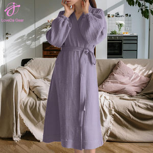 <span class=keywords><strong>Camicia</strong></span> <span class=keywords><strong>da</strong></span> <span class=keywords><strong>Notte</strong></span> Loveda in Puro <span class=keywords><strong>Cotone</strong></span> Traspirante a Maniche Lunghe per Donna, Vendita all'Ingrosso - Product Image 6