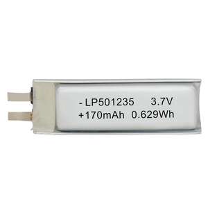 Dünne 501235 170mah li ionen batterie zelle - Product Image 1
