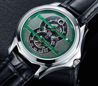 Montres mécaniques automatiques en acier pour hommes, design d'usine et personnalisation par lots, avec affichage de l'heure lumineux et design unique, pour marque privée