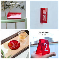 Feuille acrylique translucide rouge 3 mm/5 mm, personnalisée, matière première acrylique, traitement de feuille de plexiglas personnalisée