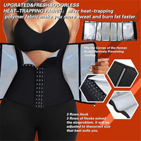 Faja Reductora de Cintura, Cinturón de Compresión Deportiva, Corsé Moldeador, Cinturón de Neopreno para Ejercicio y Fitness