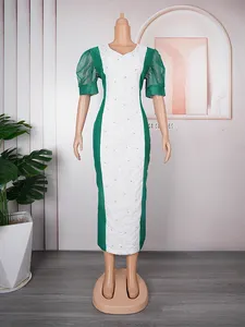 女性のためのH & Dファッションアフリカンドレスプラスサイズのマキシドレスエレガントなパーティー衣装