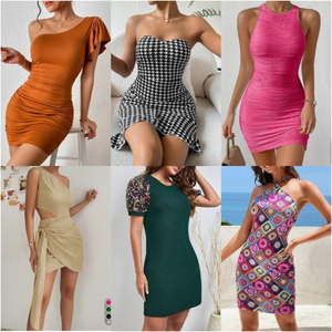 Robes pour femmes 2026 – Nouveaux modèles variés en polyester/coton – Vêtements d'été en gros de Chine/Guangzhou – Lot en vrac - Product Image 1