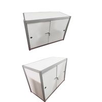Comptoir pliable pour stand d'exposition, montage facile, stand de salon professionnel, bureau d'information, publicité, durable, sublimation par transfert thermique